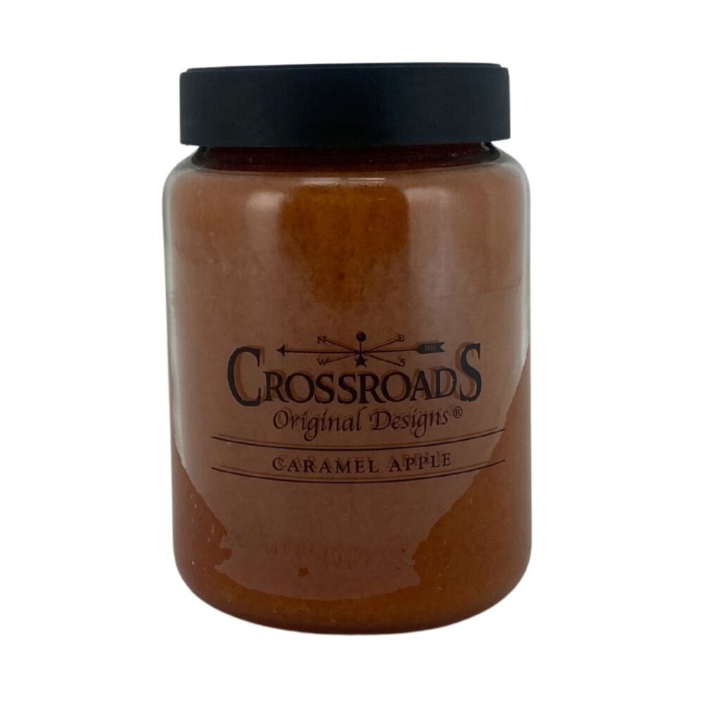 Crossroads 26oz Double Wick Candle | Carmel Apple | Glass Jar **NEW